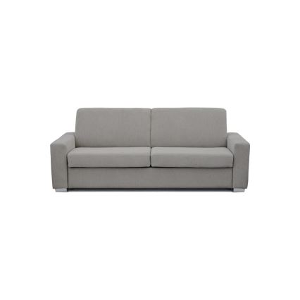 LEKA three-seater sofa bed for daily use, gray