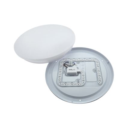 LENA LED ceiling light with motion sensor, LED/18W/230V, Ø 32.5 cm, white