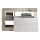 LENOR Bench, White/Brown