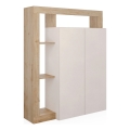 LENOR Chest of Drawers Cashmere/Brown