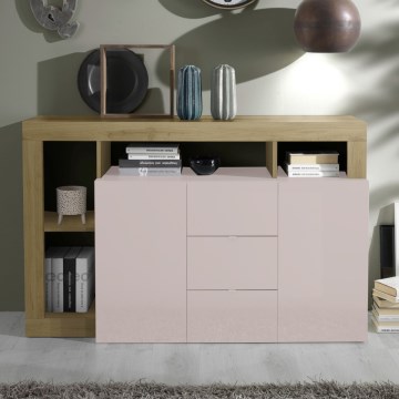 LENOR Chest of Drawers Cashmere/Brown