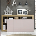 LENOR Chest of Drawers, Cashmere/Brown