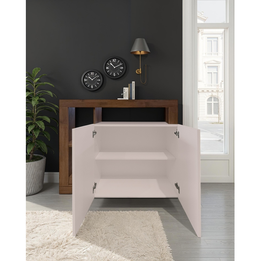 LENOR chest of drawers cashmere/oak