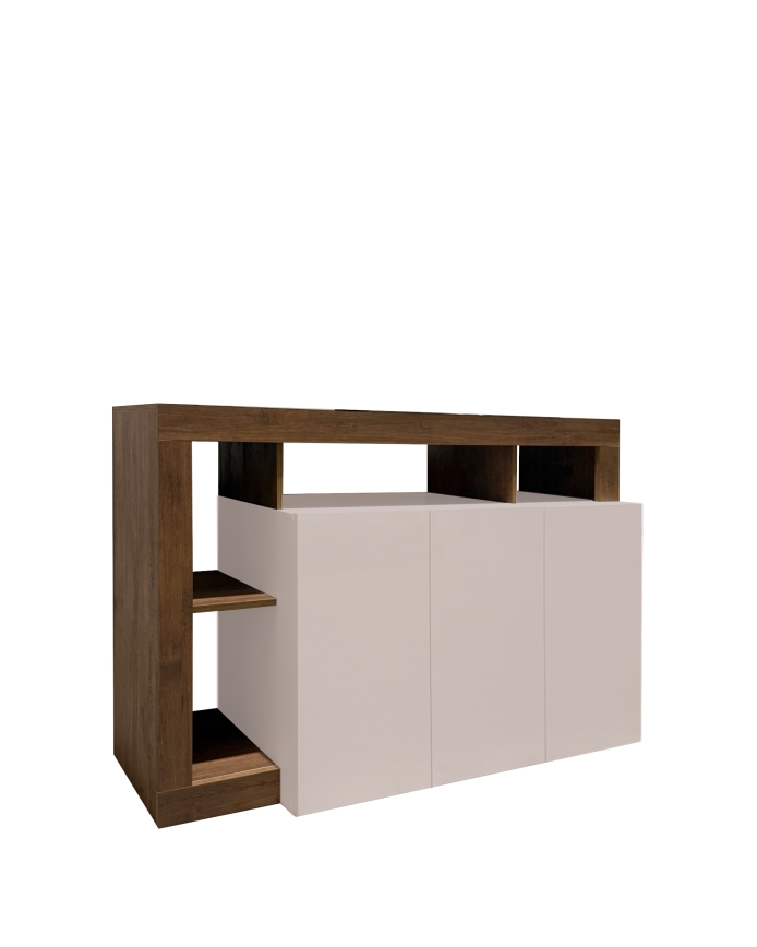 LENOR chest of drawers Cashmere/Oak