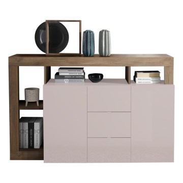 LENOR Chest of Drawers – Cashmere/Oak