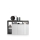 LENOR chest of drawers white/anthracite