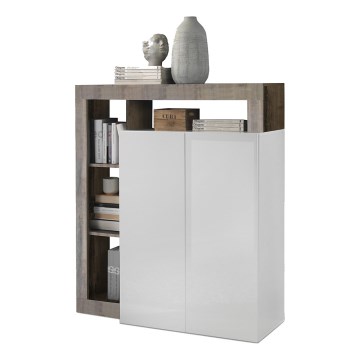 LENOR Chest of Drawers White/Brown