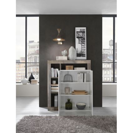 LENOR Chest of Drawers White/Brown