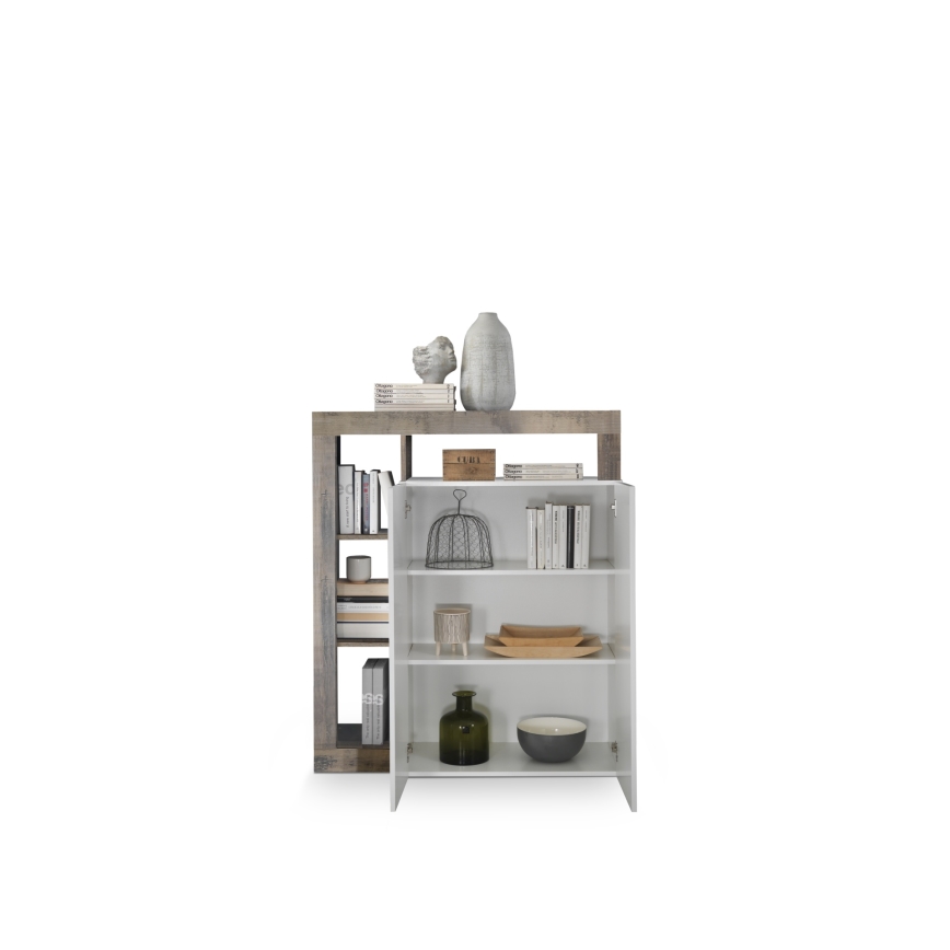 LENOR Chest of Drawers White/Brown