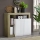 LENOR Chest of Drawers, White/Brown
