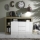 LENOR Chest of Drawers, White/Brown