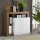 LENOR chest of drawers white/oak