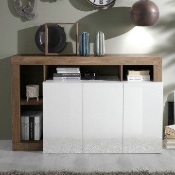 LENOR Chest of Drawers - White/Oak