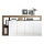 LENOR Chest of Drawers, White/Oak