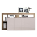 LENOR Chest of Drawers — Cashmere/Oak