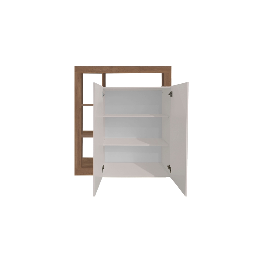 LENOR dresser in Cashmere/Oak