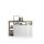 LENOR dresser white/brown