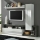 LENOR living room wall unit, white/anthracite