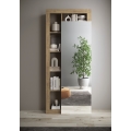 LENOR Wardrobe 91x209 cm White/Brown