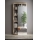 LENOR Wardrobe 91x209 cm White/Brown