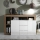 LENOR White/Oak Chest of Drawers