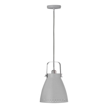 Leuchten Direkt 11059-15 - Chandelier on a string EVA 1xE27/60W/230V d. 21,5 cm grey