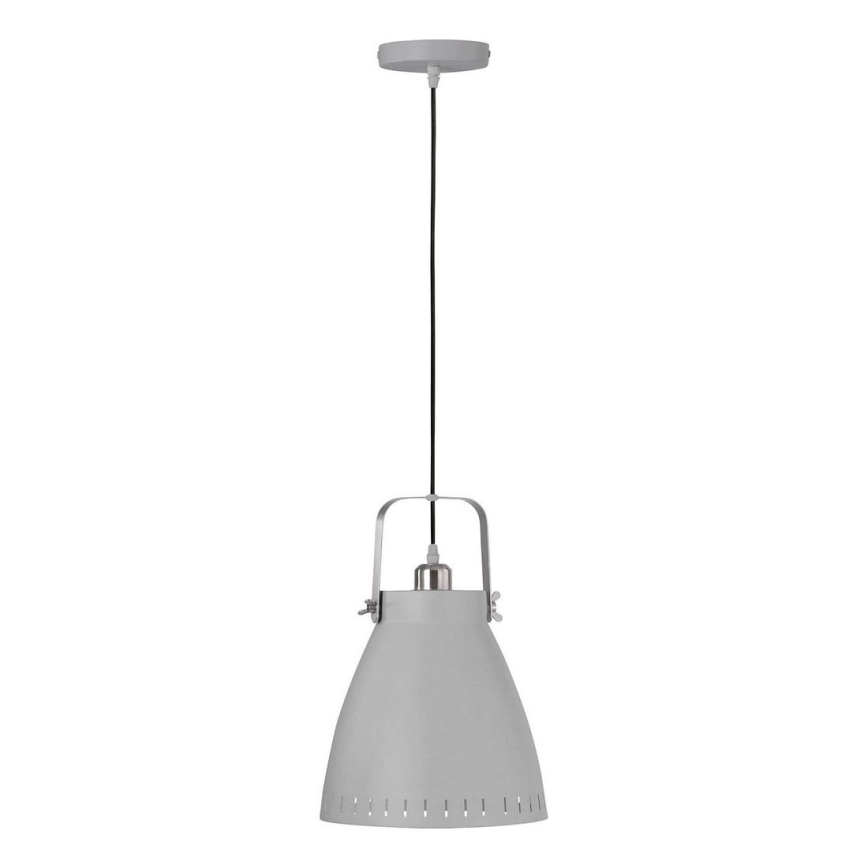 Leuchten Direkt 11059-15 - Chandelier on a string EVA 1xE27/60W/230V d. 21,5 cm grey