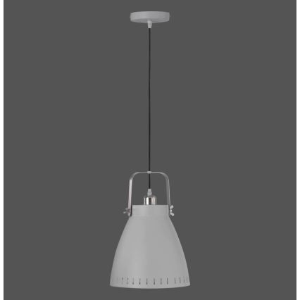 Leuchten Direkt 11059-15 - Chandelier on a string EVA 1xE27/60W/230V d. 21,5 cm grey