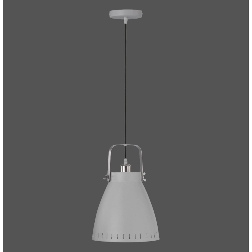Leuchten Direkt 11059-15 - Chandelier on a string EVA 1xE27/60W/230V d. 21,5 cm grey
