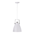 Leuchten Direkt 11059-16 - Chandelier on a string EVA 1xE27/60W/230V d. 21,5 cm white