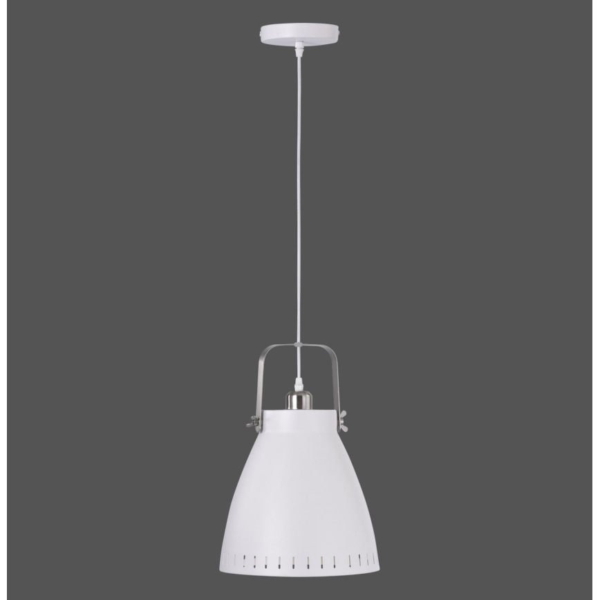 Leuchten Direkt 11059-16 - Chandelier on a string EVA 1xE27/60W/230V d. 21,5 cm white