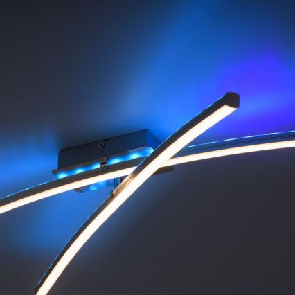 Leuchten Direkt 11255-55 - LED RGB Dimmable surface-mounted chandelier ALINA 2xLED/8,1W/230V 2700-5000K + remote control