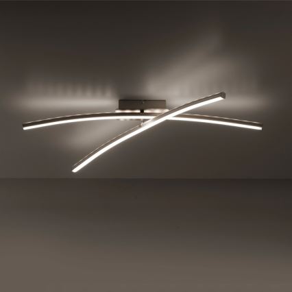 Leuchten Direkt 11255-55 - LED RGB Dimmable surface-mounted chandelier ALINA 2xLED/8,1W/230V 2700-5000K + remote control