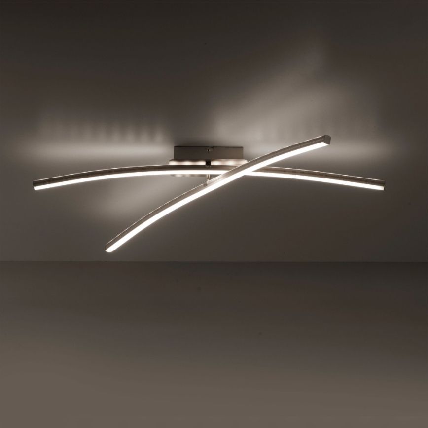 Leuchten Direkt 11255-55 - LED RGB Dimmable surface-mounted chandelier ALINA 2xLED/8,1W/230V 2700-5000K + remote control