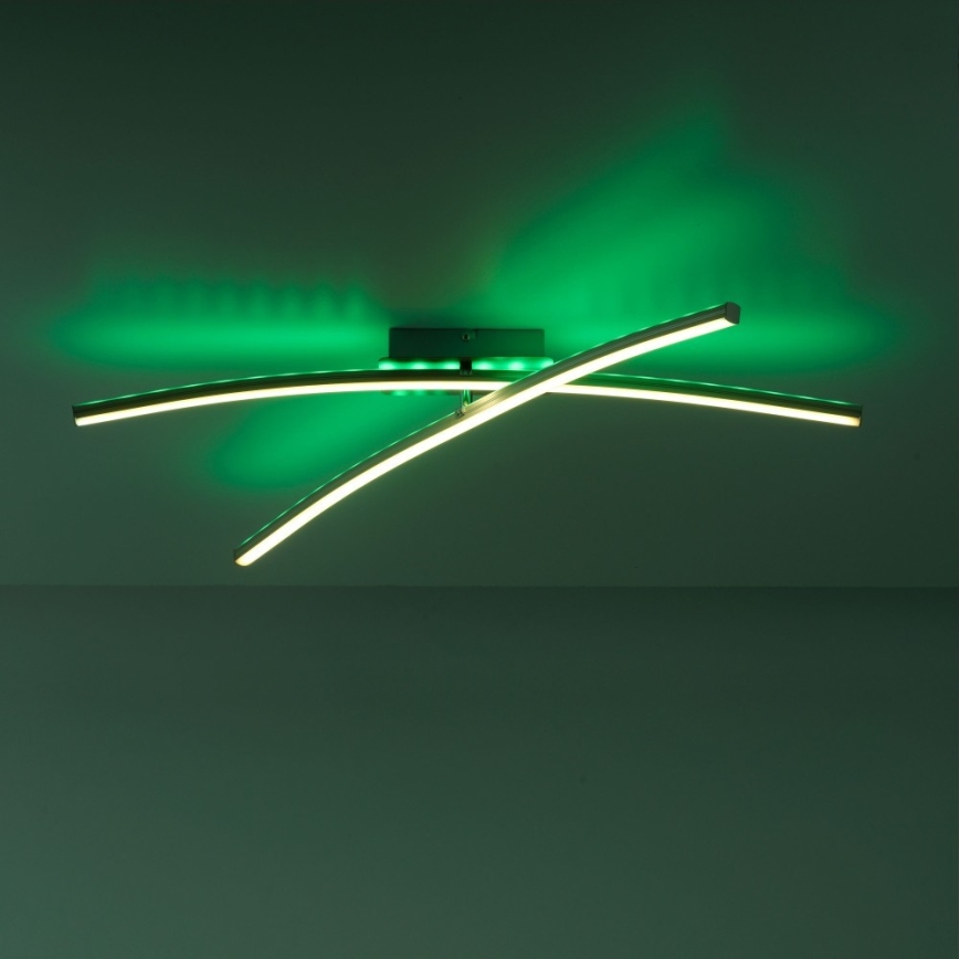 Leuchten Direkt 11255-55 - LED RGB Dimmable surface-mounted chandelier ALINA 2xLED/8,1W/230V 2700-5000K + remote control