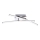 Leuchten Direkt 11270-55 - LED Surface-mounted chandelier SIMON 2xLED/5W/230V matte chrome