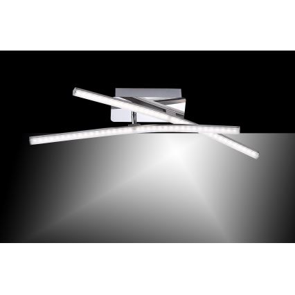Leuchten Direkt 11270-55 - LED Surface-mounted chandelier SIMON 2xLED/5W/230V matte chrome