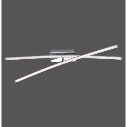 Leuchten Direkt 11272-55 - LED Surface-mounted chandelier SIMON 2xLED/8W/230V matte chrome