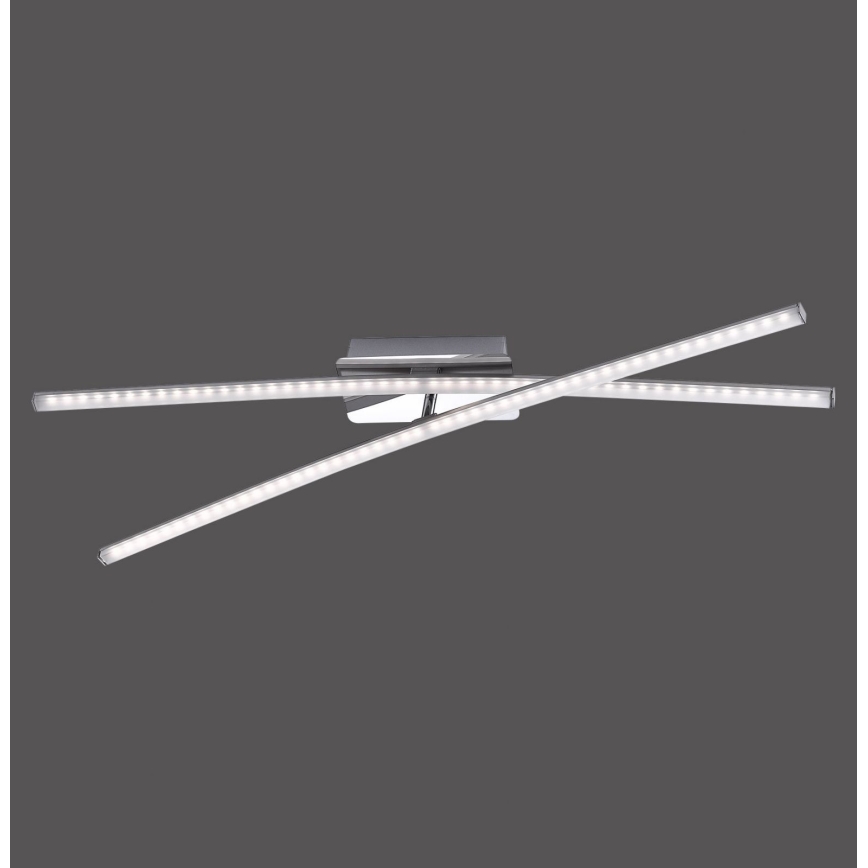 Leuchten Direkt 11272-55 - LED Surface-mounted chandelier SIMON 2xLED/8W/230V matte chrome
