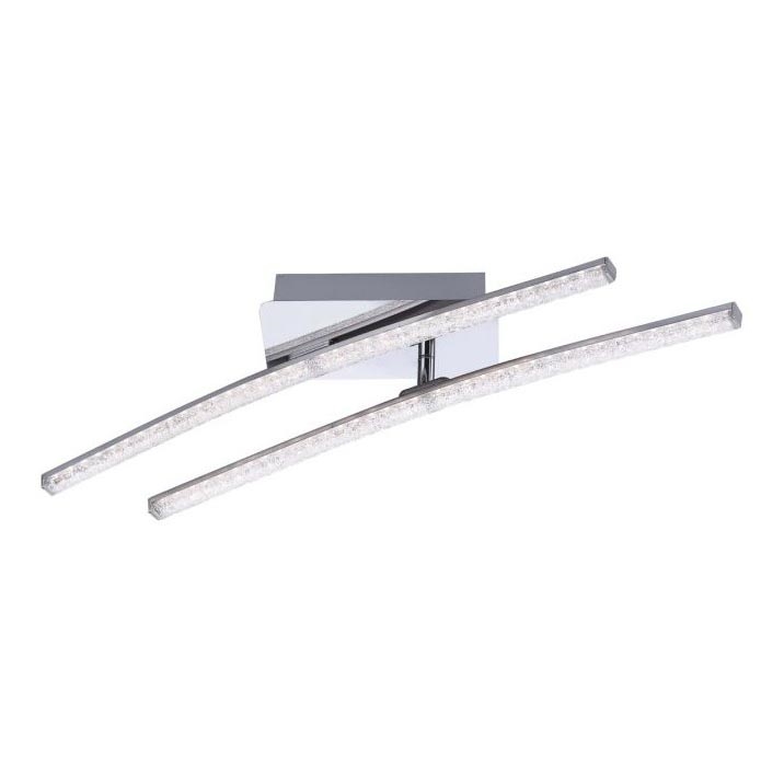 Leuchten Direkt 11290-17 - LED Surface-mounted chandelier SIMON 2xLED/5W/230V shiny chrome
