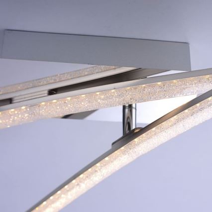Leuchten Direkt 11290-17 - LED Surface-mounted chandelier SIMON 2xLED/5W/230V shiny chrome