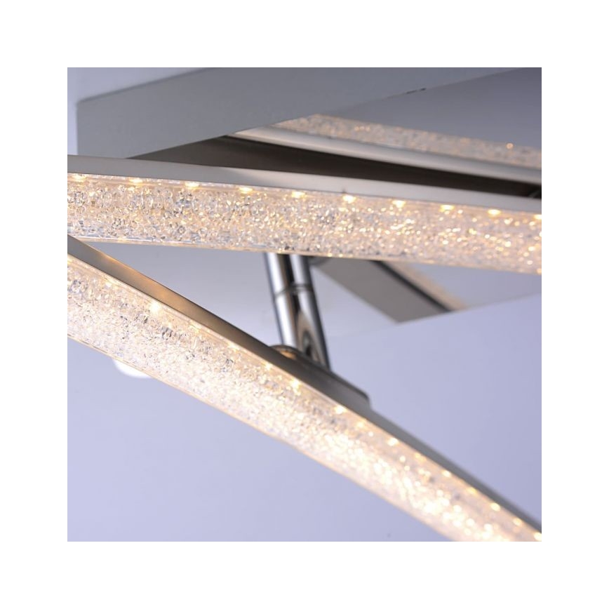 Leuchten Direkt 11290-17 - LED Surface-mounted chandelier SIMON 2xLED/5W/230V shiny chrome