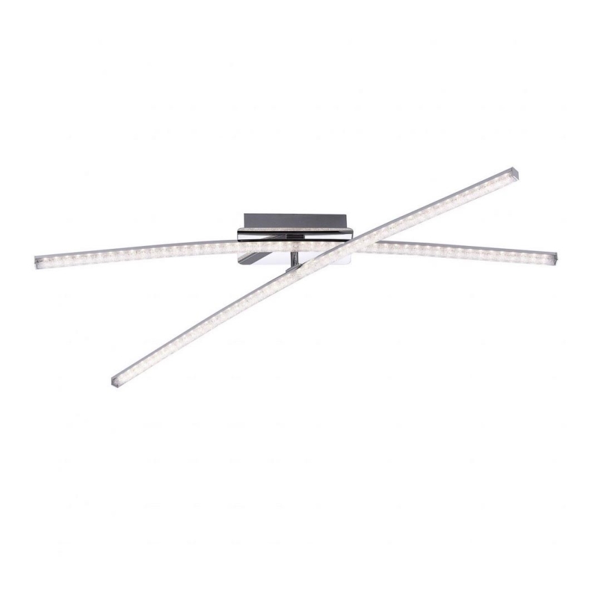 Leuchten Direkt 11292-17 - LED Surface-mounted chandelier SIMON 2xLED/8W/230V shiny chrome