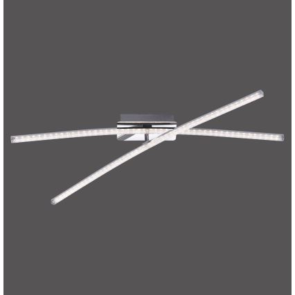 Leuchten Direkt 11292-17 - LED Surface-mounted chandelier SIMON 2xLED/8W/230V shiny chrome