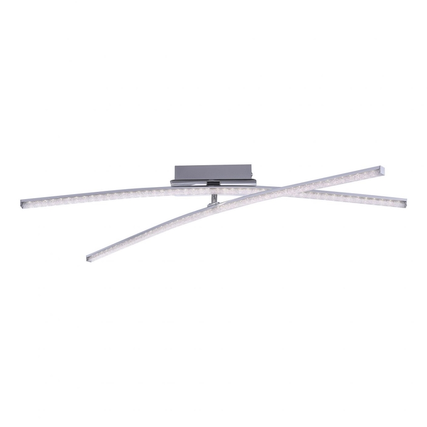 Leuchten Direkt 11292-17 - LED Surface-mounted chandelier SIMON 2xLED/8W/230V shiny chrome