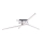 Leuchten Direkt 11293-17 - LED Surface-mounted chandelier SIMON 3xLED/5W/230V shiny chrome