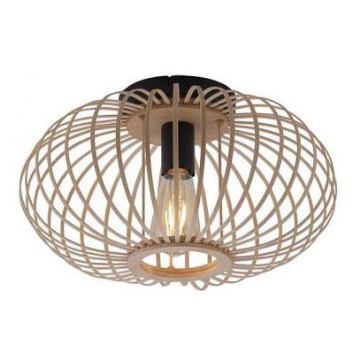 Leuchten Direkt 11410-79 - Surface-mounted chandelier RACOON 1xE27/40W/230V d. 40 cm bamboo