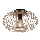 Leuchten Direkt 11410-79 - Surface-mounted chandelier RACOON 1xE27/40W/230V d. 40 cm bamboo