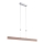 Leuchten Direkt 11420-78 - LED cable pendant AMANDA LED/30W/230V 2700-5000K 110 cm brown