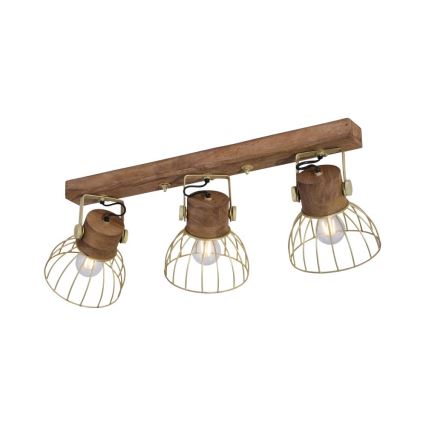 Leuchten Direkt 11488-60 - Spotlight ALAMI 3xE27/25W/230V mango tree